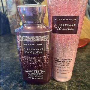 Bath & Body Works A Thousand Wishes Body Lotion and Body Cream